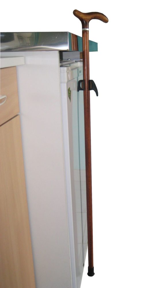 Cane hook with magnet
