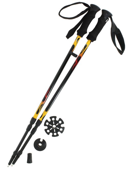 Bâton de trekking télescopic en aluminium