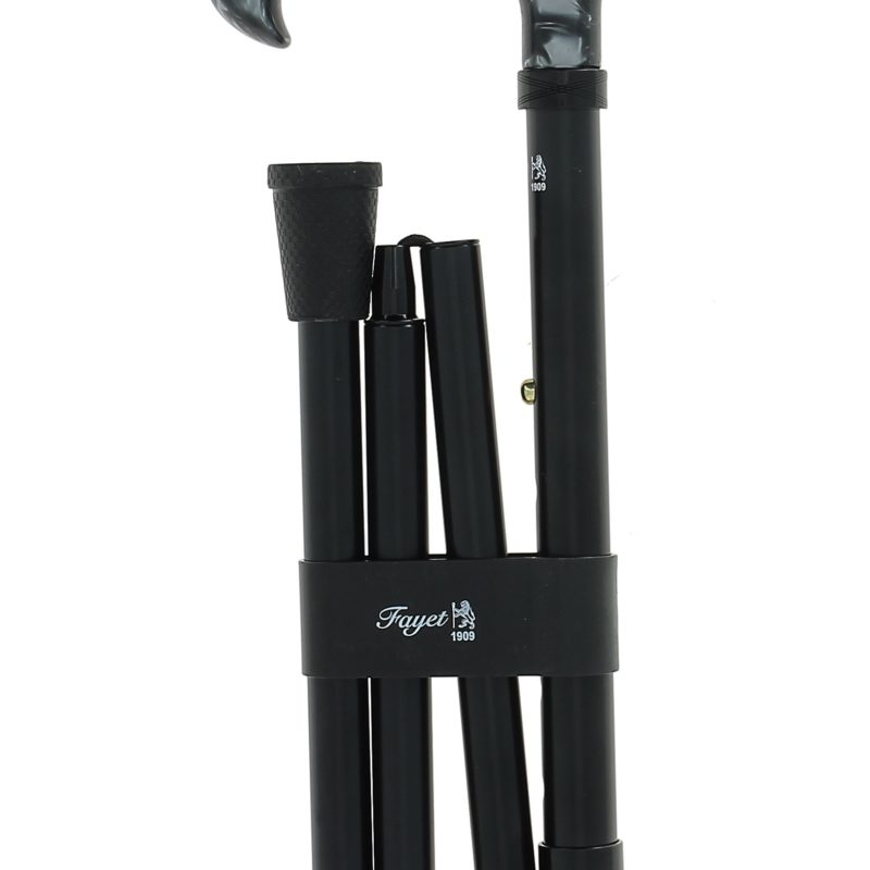 Folding and adjustable cane