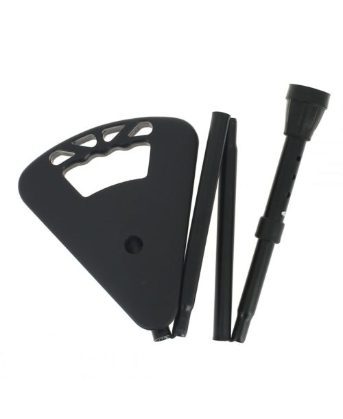 Adjustable folding seat cane