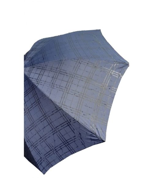 cane umbrella blue