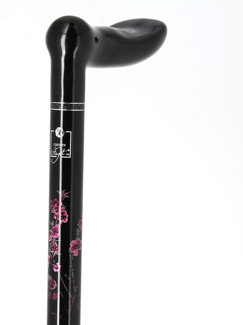 Fleurs ambidextrous adjustable cane