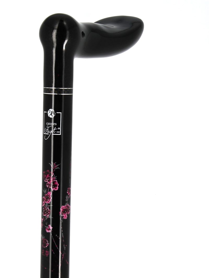 Fleurs ambidextrous adjustable cane