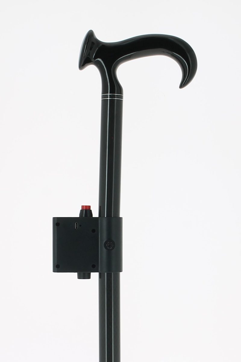 Adjustable carbon rod with laser device