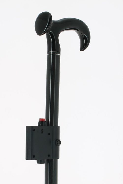 Adjustable carbon rod with laser device