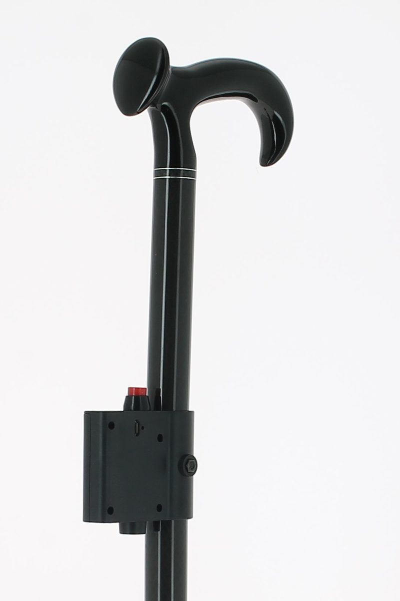 Adjustable carbon rod with laser device