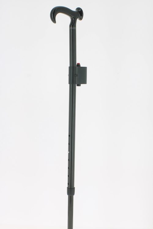 Adjustable carbon rod with laser device