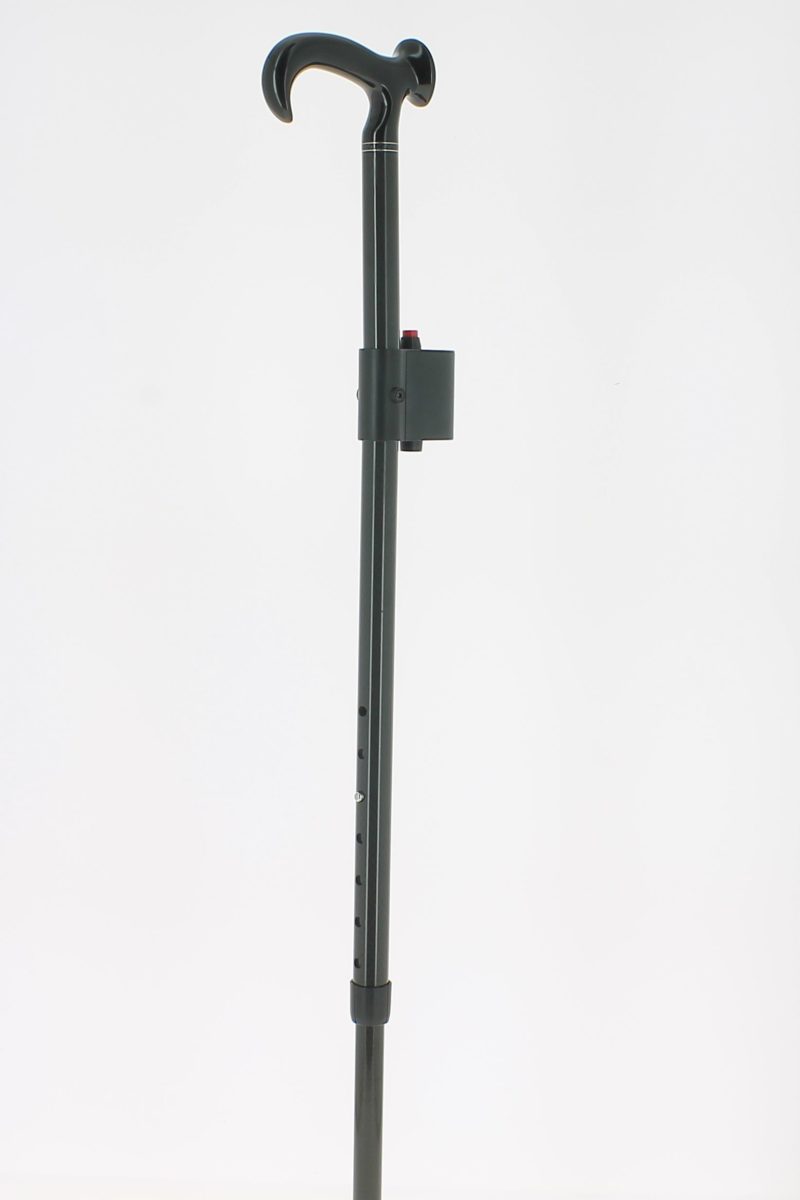 Adjustable carbon rod with laser device