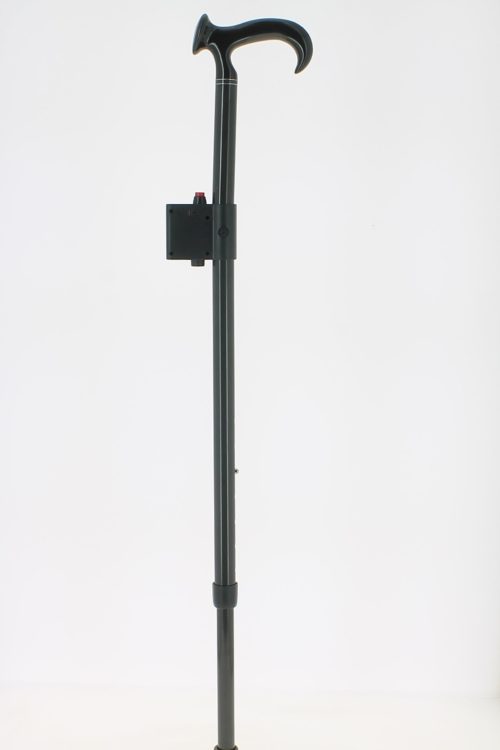 Adjustable carbon rod with laser device
